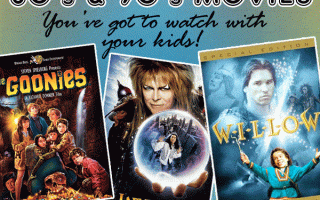 1980 movies, 1990 movies, classic kids movies
