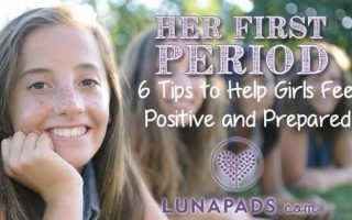 her first period,lunapads