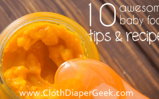 baby food recipes and storage tips