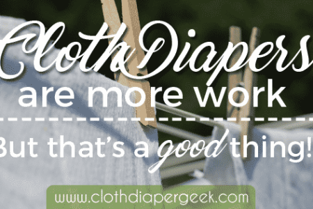 cloth diapers more work