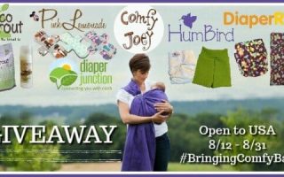 comfy joey, babywearing, giveaway