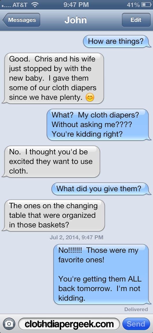 cloth diapers