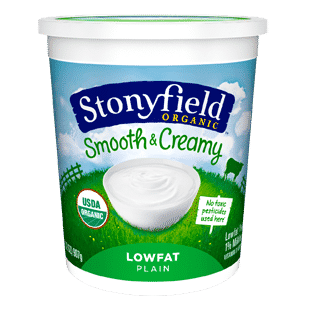 stonyfield plain yogurt