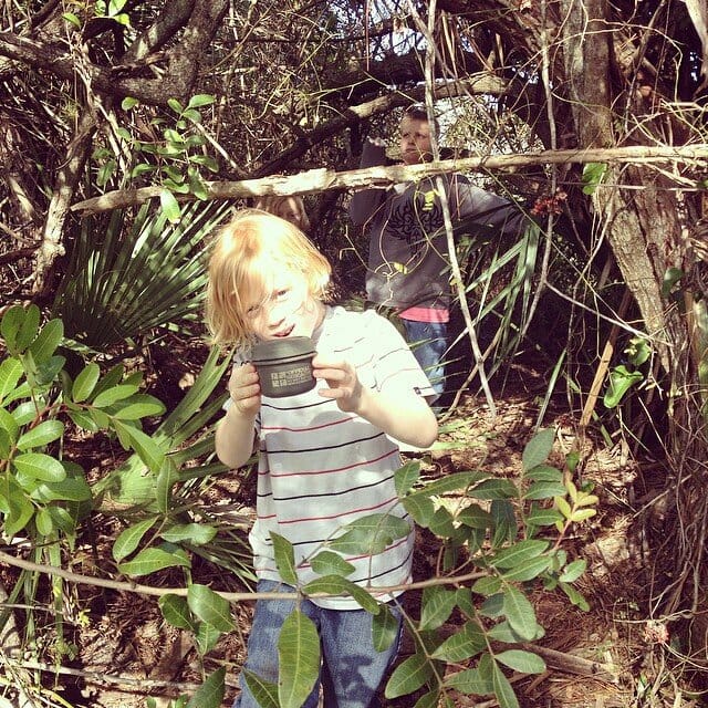 geocaching with kids