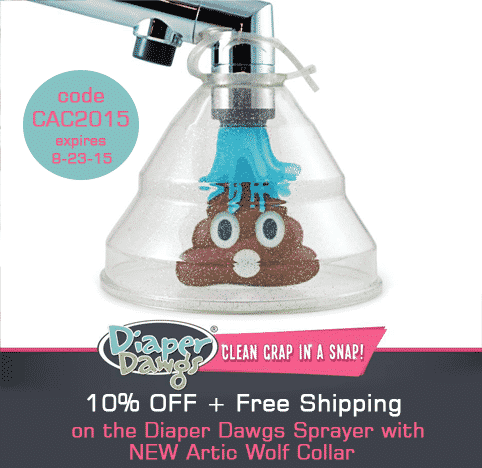 diaper dawgs, spray collar