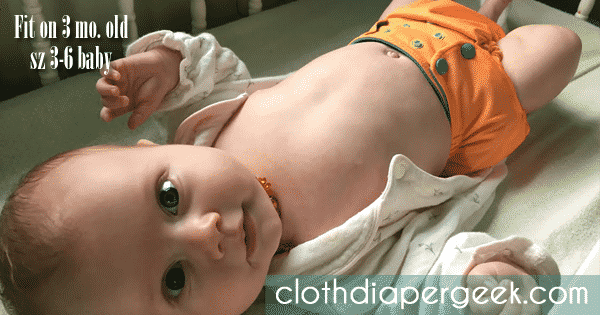 smartbottoms diaper cover, baby fit