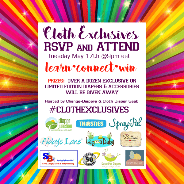 cloth diaper exclusives party